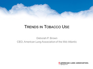 Trends in Tobacco Use